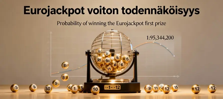 Voiton todennäköisyys Eurojackpotissa