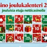 Kuva joulukalenterin luukuista casinolla