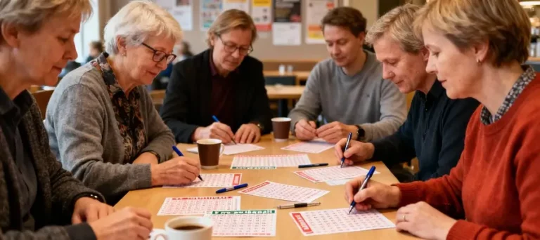 Peliporukka lottoamassa