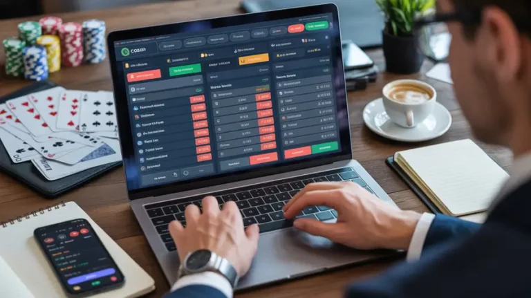 Bonusvertailija tietokoneen ääressä