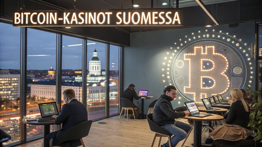 Bitcoin kasinot Suomessa pääkuva