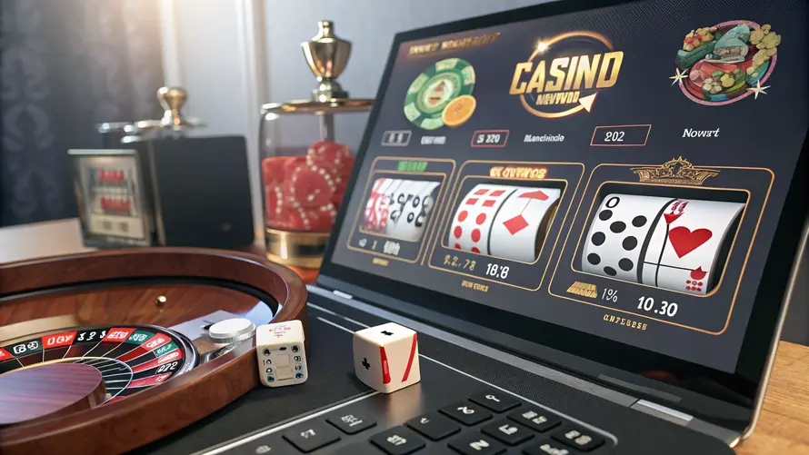 Casinobonus ja pelit pöydällä